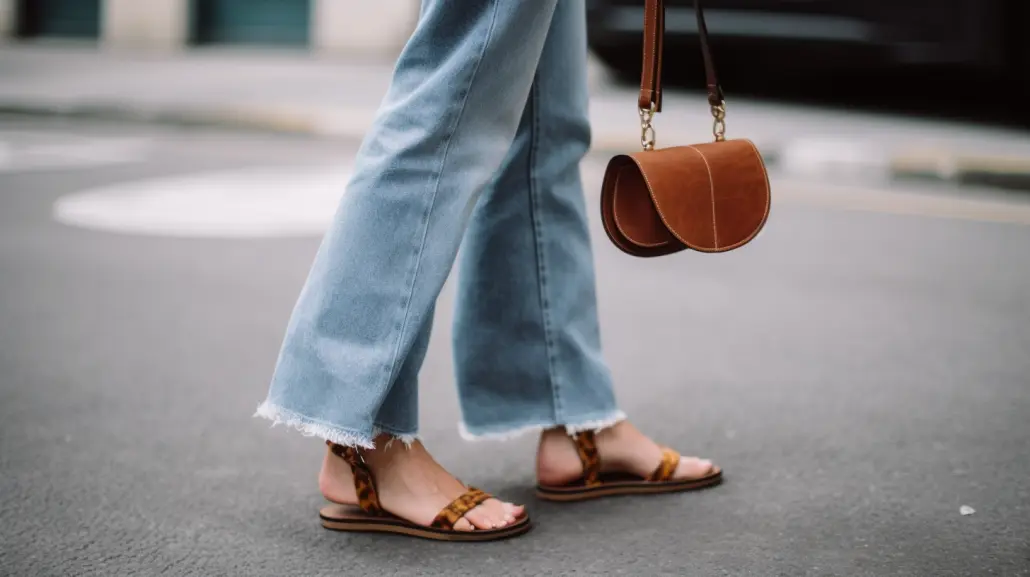 What Shoes to Wear with Flare Jeans Tkees Sandals