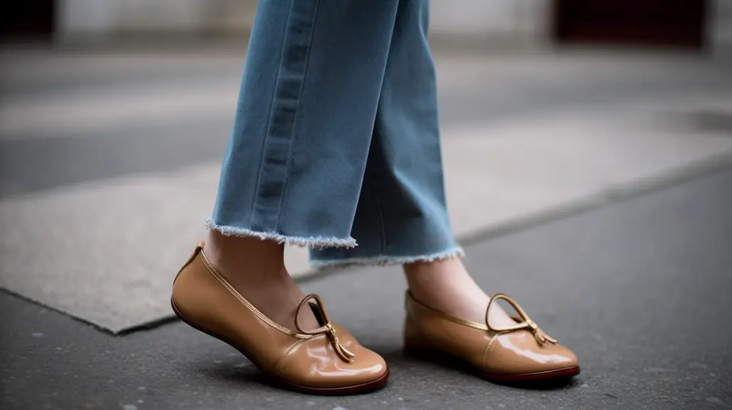 What Shoes to Wear with Flare Jeans flats