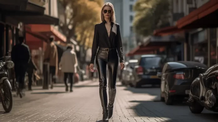 What to Wear with Leather Pants