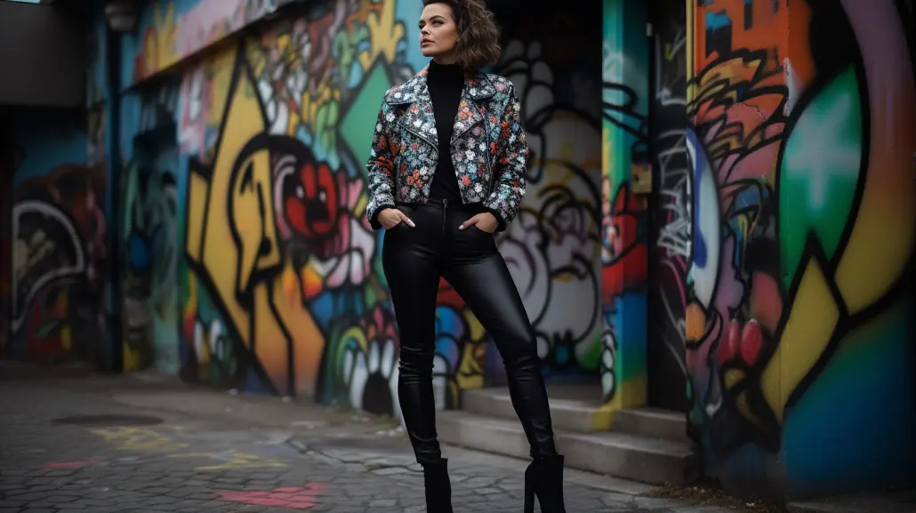 What to Wear with Leather Pants Ankle Boots